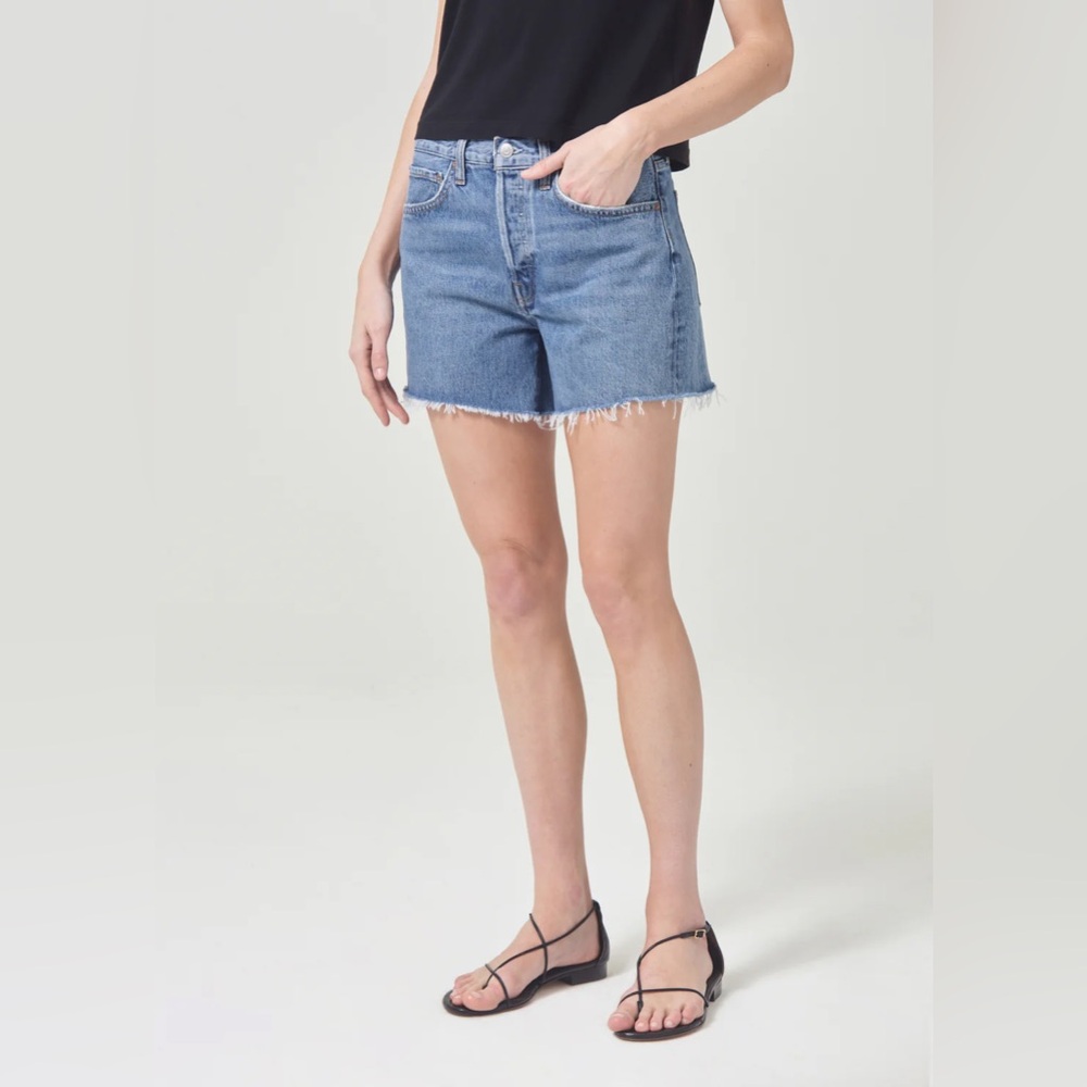 Agolde Parker long shorts Skywave